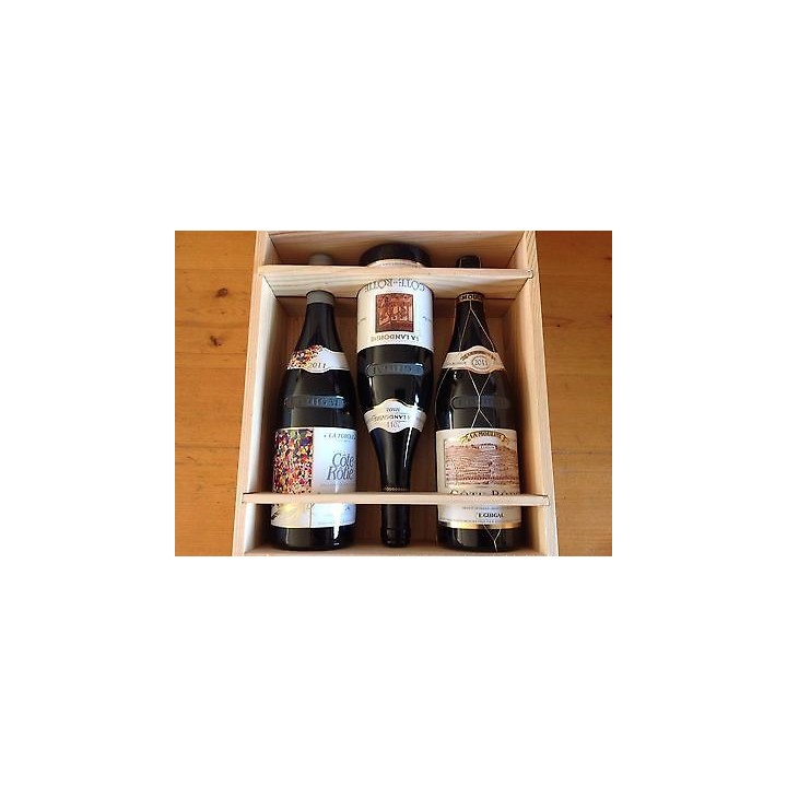 Domaine Guigal Côte Rotie Trilogie La Mouline La Landonne La Turque